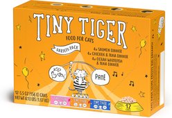 Tiny Tiger Classic Pate Variety Pack Canned Cat Food, 5.5-oz can, case of 12