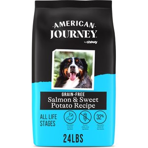 American Journey Grain-Free Salmon & Sweet Potato Recipe Dry Dog Food, 24-lb bag