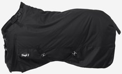 Tough1 1200D Turnout Blanket with Snuggit, 200-g, Black, 81-in