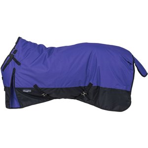 Tough1 600D Turnout Blanket with Snuggit, Purple, 72-in
