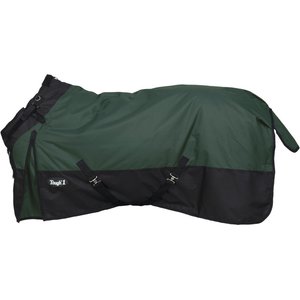Tough1 1200D Turnout Blanket with Snuggit, 200-g, Hunter Green, 75-in