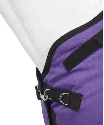 Show full view: Tough1 1200D Turnout Blanket with Belly Wrap & Snuggit, Purple, 69-in slide 4 of 4