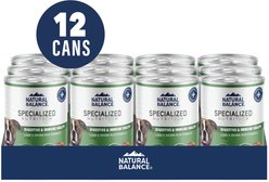 Natural Balance Specialized Nutrition Digestive & Immune Health Adult Lamb & Brown Rice Formula Wet Dog Food, 12.7-oz can, case of 12 slide 2 of 9