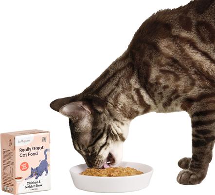 tuft + paw Really Great Cat Food Free Range Chicken & Rabbit High Protein Stew Wet Cat Food