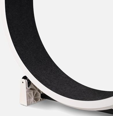 ONE FAST CAT Gen 7 Cat Exercise Wheel, White with Black Felt Pads ...