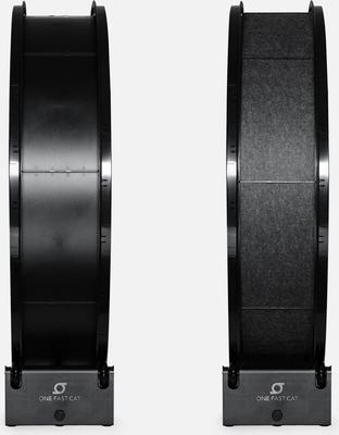 Show full view: One Fast Cat Gen 7 Felt Outer Wheel Pads, 9 count, Black slide 2 of 3