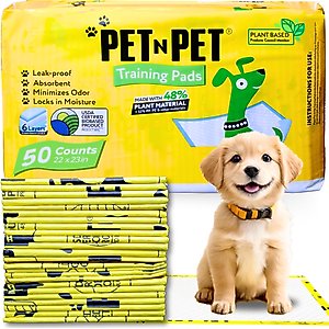 PET N PET Dog Training Pads, 22 x 23-in, 50 count, Unscented