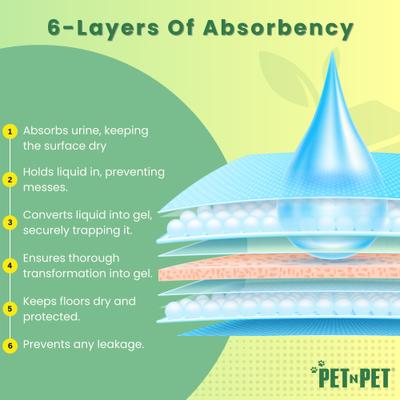 Show full view: PET N PET Dog Training Pads, 22 x 23-in, 50 count, Unscented slide 2 of 8