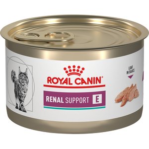 Royal Canin Veterinary Diet Adult Renal Support E Loaf in Sauce Wet Cat Food, 5.1-oz can, case of 6