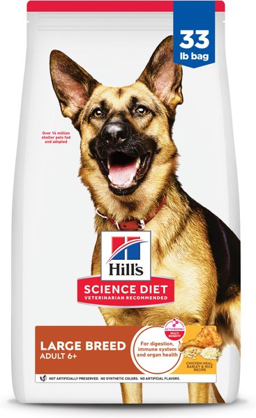 Hill's Science Diet Senior Adult 6+ Large Breed Chicken Meal, Barley & Rice Dry Dog Food