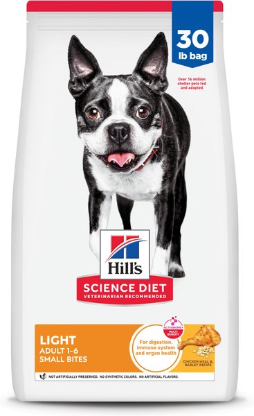 Hill's Science Diet Adult Light Small Bites with Chicken Meal & Barley Dry Dog Food