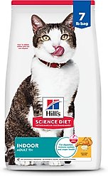 Hill's Science Diet Senior Adult 11+ Indoor Age Defying Dry Cat Food, 7-lb bag