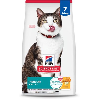 Hill's Science Diet Hill's Science Diet Senior Adult 11+ Indoor Age Defying Dry Cat Food, 7-lb bag