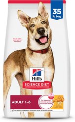 Hill's Science Diet Adult 1-6 Chicken & Barley Recipe Dry Dog Food, 35-lb bag