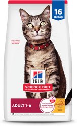 Hill's Science Diet Adult Chicken Recipe Dry Cat Food, 16-lb bag