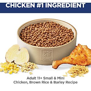 Hill's Science Diet Senior Adult 11+ Small Breed & Mini Breed Chicken Meal, Barley & Brown Rice Recipe Dry Dog Food, 15.5-lb bag