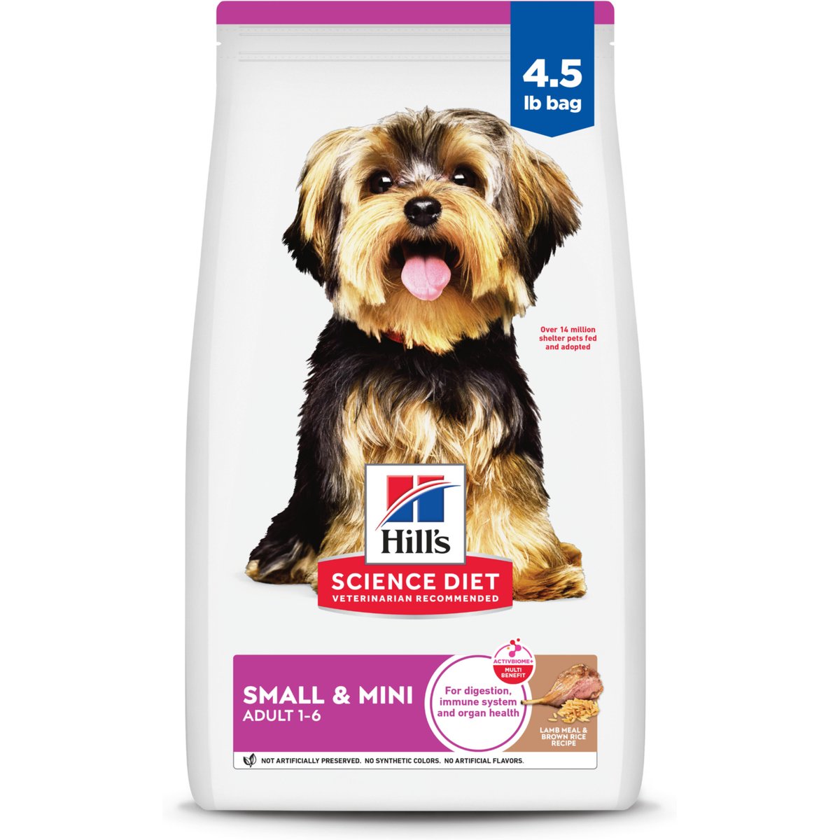 Hill's Science Diet Small & Toy Breed Lamb & Rice Dog Food, 4.5-lb