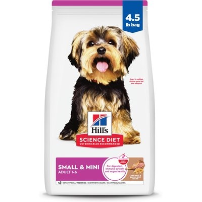 Hill's Science Diet Hill's Science Diet Small & Toy Breed Lamb & Rice Dog Food, 4.5-lb