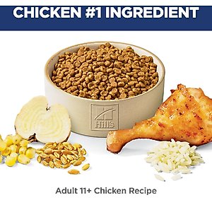 Hill's Science Diet Senior Adult 11+ Chicken Recipe Dry Cat Food, 15.5-lb bag