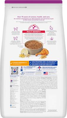 Show full view: Hill's Science Diet Adult Light Weight Management Small Breed & Mini Breed with Chicken Meal & Barley Dry Dog Food, 15.5-lb bag slide 3 of 13