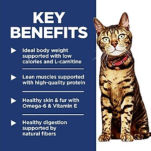 Hill's Science Diet Adult Light Weight Management Chicken Recipe Dry Cat Food, 16-lb bag