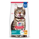 Hill's Science Diet Senior Adult 7+ Indoor Chicken Recipe Dry Cat Food, 15.5-lb bag