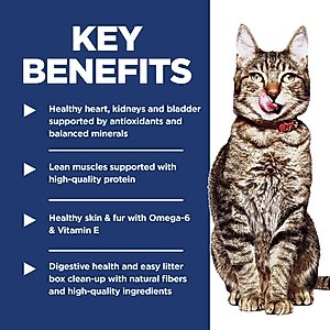 Hill's Science Diet Senior Adult 7+ Indoor Chicken Recipe Dry Cat Food, 15.5-lb bag