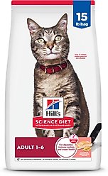 Hill's Science Diet Adult Salmon & Brown Rice Recipe Dry Cat Food, 15-lb bag