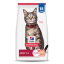 Hill's Science Diet Adult Salmon & Brown Rice Recipe Dry Cat Food, 15-lb bag
