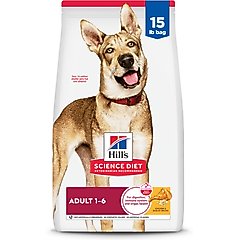 Hill's Science Diet Adult Chicken & Barley Recipe Dry Dog Food, 15-lb bag