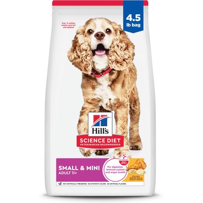 Hill's Science Diet Hill's Science Diet Senior 11+ Small Breed Dog Food, 4.5-lb bag