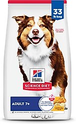 Hill's Science Diet Senior Adult 7+ Chicken Meal, Rice & Barley Recipe Dry Dog Food, 33-lb bag