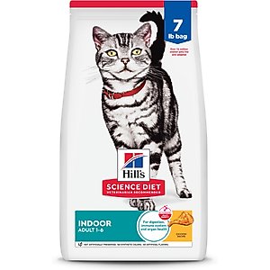 Hill's Science Diet Adult Indoor Chicken Recipe Dry Cat Food, 7-lb bag