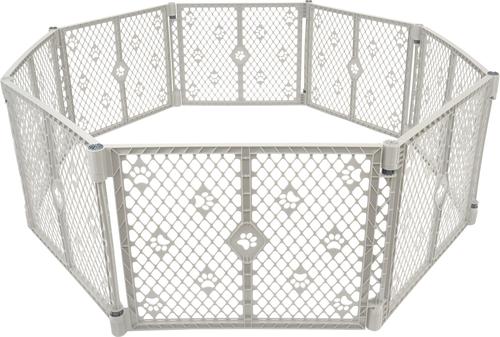 Show full view: MyPet Paws Petyard 8-Panel Dog Exercise Pen, Gray slide 3 of 11