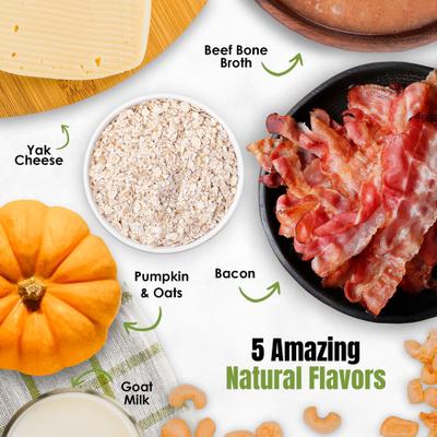 Show full view: Palz&Co Moodog Beef Protein Puffs Bone Broth Flavor Crunchy Dog Treats, 1-oz bag slide 6 of 11