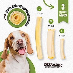 Palz&Co Moodog Beef Corium Collagen 5-inch Bone Broth Flavor Natural Dog Chews, 2 count slide 2 of 9