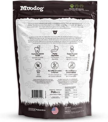 Show full view: Palz&Co Moodog Beef Protein Puffs Yak Cheese Flavor Crunchy Dog Treats, 1-oz bag slide 3 of 11