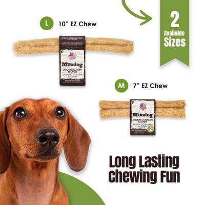 Show full view: Palz&Co Moodog Beef Corium Collagen 7-inch EZ Granulated Natural Dog Chews, 2 count slide 8 of 10