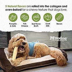 Palz&Co Moodog Beef Corium Collagen 7-inch Yak Cheese Flavor Natural Dog Chew  slide 2 of 9