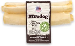 Palz&Co Moodog Beef Corium Collagen 5-inch Probiotics & Prebiotics Oat Flavor Natural Dog Chews, 2 count