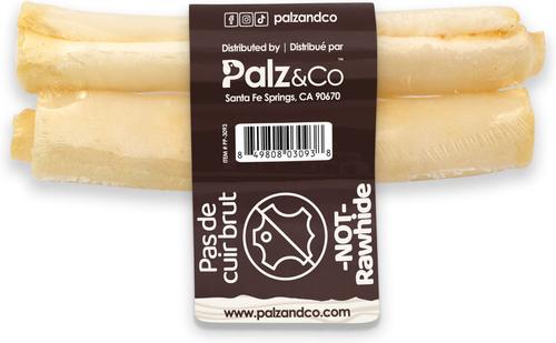 Show full view: Palz&Co Moodog Beef Corium Collagen 5-inch Bacon Flavor Natural Dog Chews, 2 count slide 3 of 10