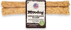 Palz&Co Moodog Beef Corium Collagen 7-inch EZ Granulated Natural Dog Chews, 2 count