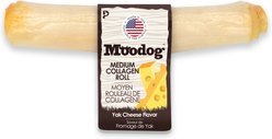 Palz&Co Moodog Beef Corium Collagen 7-inch Yak Cheese Flavor Natural Dog Chew 