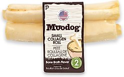 Palz&Co Moodog Beef Corium Collagen 5-inch Bone Broth Flavor Natural Dog Chews, 2 count