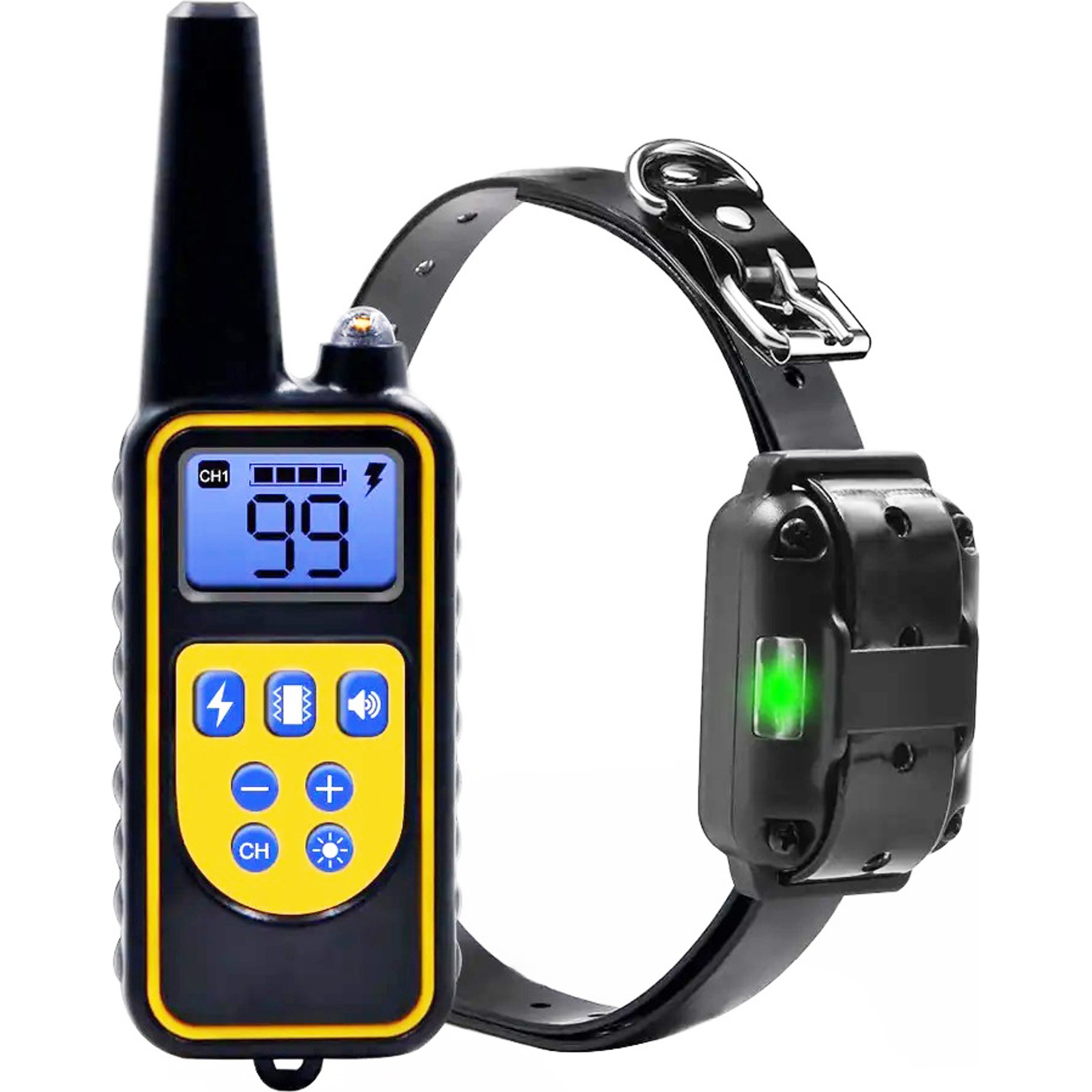 Pet Life Barkshield Waterproof Dog Training Collar Additional Receiver, Orange/Black