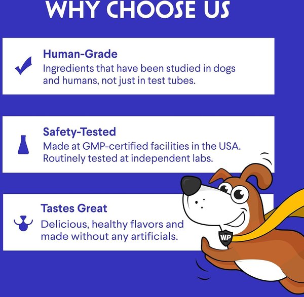 Show full view: Wonder Paws Vitamin B12 Cobalamin & Folate Supplement for Dogs, 90 count slide 8 of 9