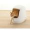 Show in main carousel: Richell Paw Trax Dome Hoooded Cat Litter Box, 15-in, White slide 2 of 3