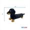 Show in main carousel: Petlou Dachshund Squeaky Plush Dog Toy, Black, 29-in slide 3 of 6