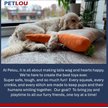 Show in main carousel: Petlou Carrot Squeaky Plush Dog Toy, Orange, 29-in slide 5 of 6