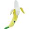 Show in main carousel: Petlou Banana Squeaky Plush Dog Toy, Yellow, 29-in slide 1 of 6